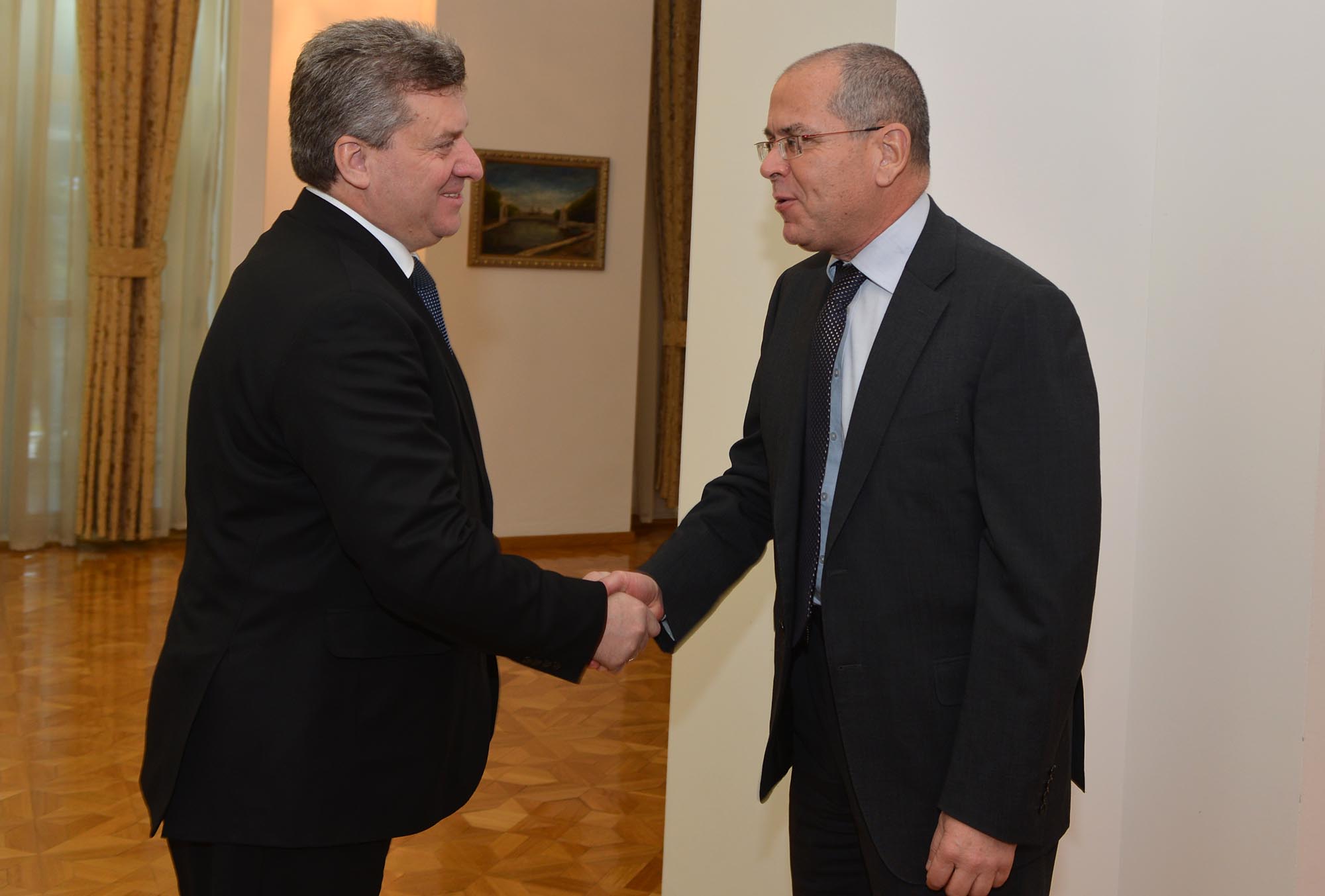 Ambassador Amrani with President Ivanov